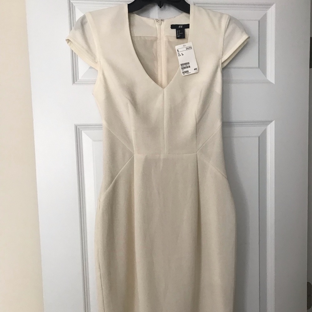 H&M Ivory dress